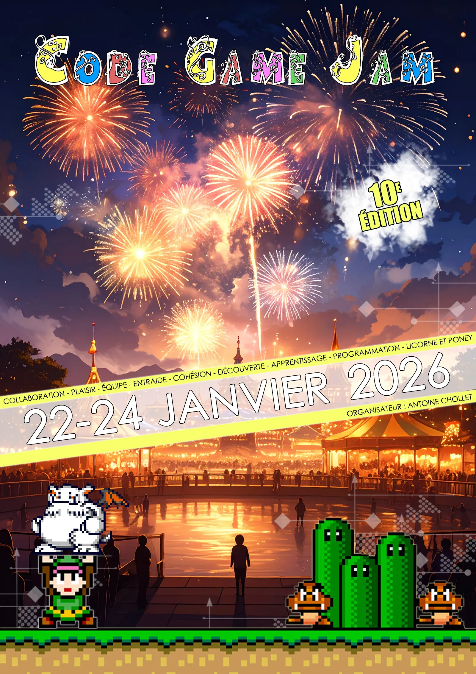 affiche code game jam 2026